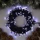 Luces Led de Navidad Lineal D&B 100 Bombillos 8 Funciones Blanco 7 Mts